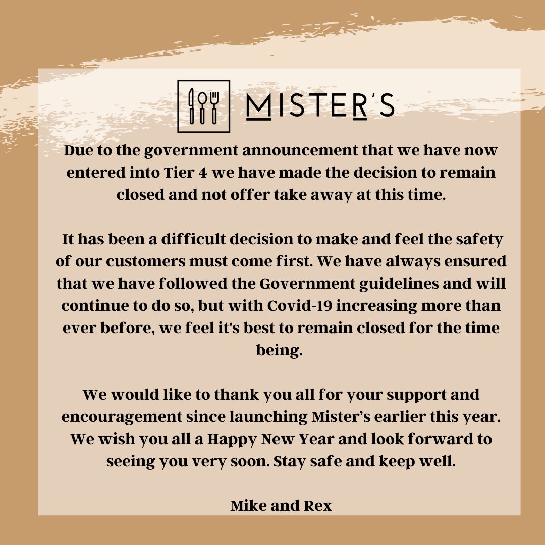 Mister's tweet media