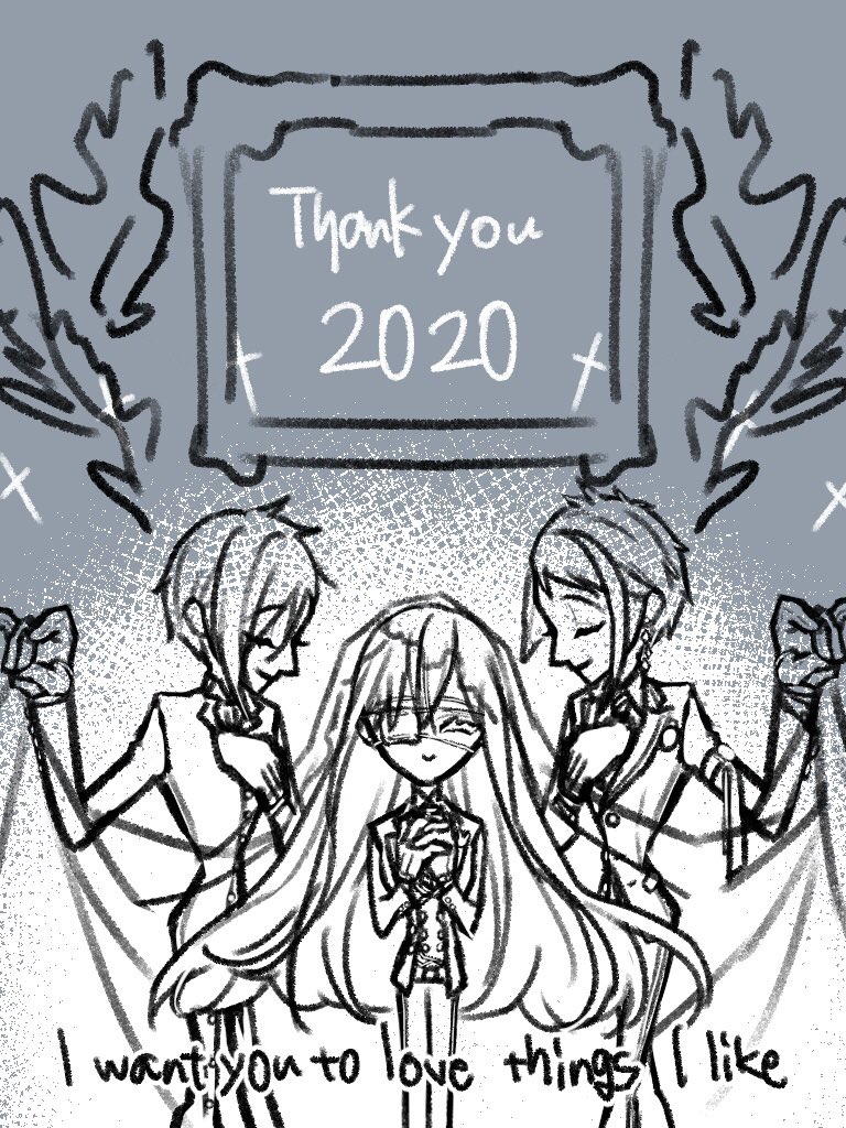 描き納め 2020年もありがとうございました☺️ 