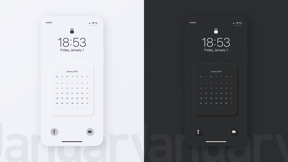 フジタユウト ユトログ Twitterren カレンダー壁紙無料配布 今年もお世話になりました 感謝の気持ちを込めて 21年1月版のiphone用ロック画面壁紙を無料配布します ミニマル シンプル好きは是非 下記リンクより無料で配布します 是非シェア Rtして