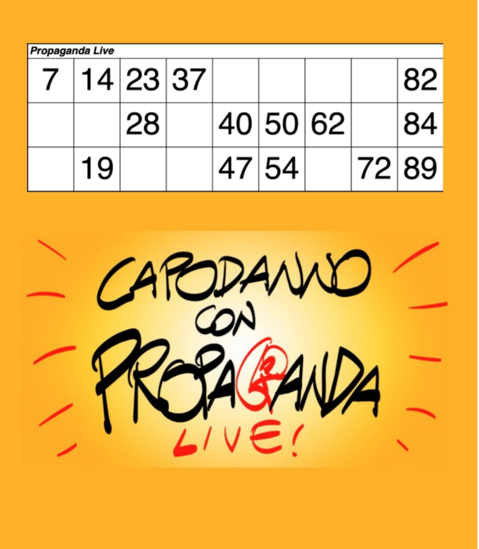 #propagandalive #propagandatombola