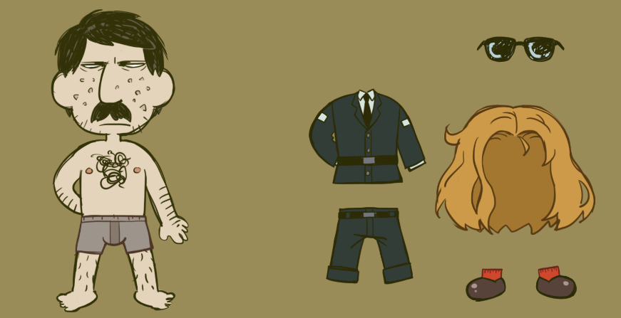 OinkOink_Studio's tweet photo. #DiscoElysium #MiniMiniDisco 
We need more ideas for jean's outfit 🤔
Share your brilliant ideas with us! https://t.co/H1E8hgjaIu