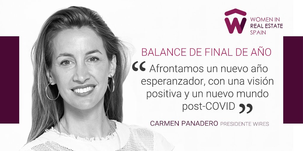 ¡NUEVO POST! Acabamos este 2020 con un nuevo post en #ElBlogdeWIRES. Nuestra presidente <a href="/CarmenPanadero/">Carmen Panadero</a> hace balance de año, sobre el #sectorinmobiliario y sobre <a href="/WIRES_Spain/">WIRES</a>. Conclusiones esperanzadoras, deseando un 2021 muy positivo para todos.
👉🏻 wires.es/balance-de-fin…