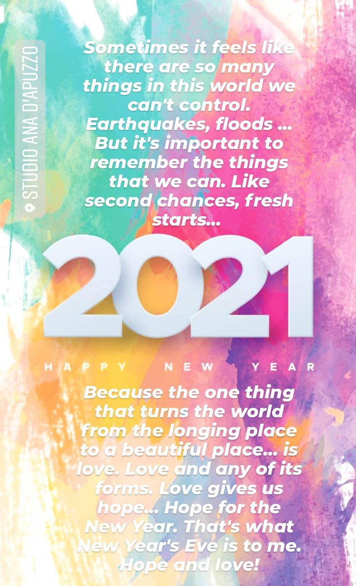 Happy 2021 LOVE &amp; HOPE Year✨