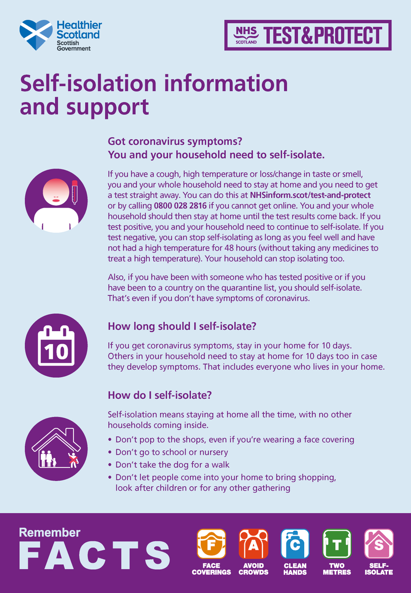 nhsfife's tweet image. You should self-isolate straight away and book a test if you or anyone that was in your Christmas bubble has symptoms of coronavirus.

Don’t go for one last shop or wait for a test result to decide.

We know it's tough, but please #stickwithitfife
