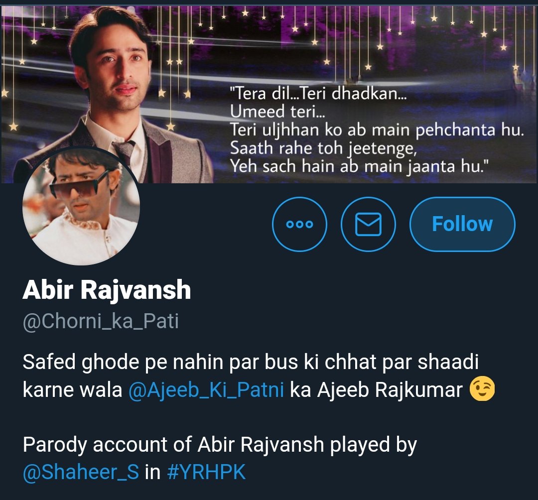 Now comes the facts ! » The only Fandom of an ITV show to have parody accounts of *ALL* characters on Twitter and Instagram #MishBir  #YehRishteyHainPyaarKe