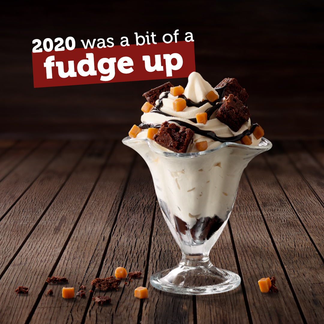 WimpyUK's tweet photo. Who knows what 2021 will bring? Eat dessert first. https://t.co/G1z5UsA08H