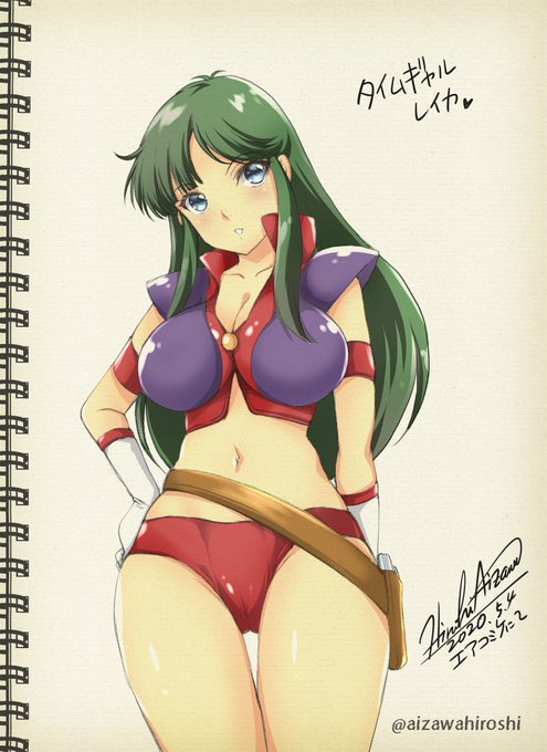 今回、エアスケブですが、年末で新しく描く余裕が全くないので、前回のエアコミケ1で描いた絵を再掲していきます。タイムギャルのレイカです!新刊はBOOTHかFantiaのほうで、みてください!#エアコミケ#エアコミケ2  