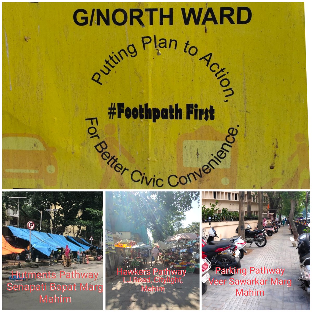 mumbaimatterz's tweet photo. Thank you @mybmcwardGN.
for giving us so much💐

You promised us one #CulturalPathway...

&amp; Look at all we got under #FootpathFirst initiative..

#HawkersPathway
#HutmentsPathway
#ParkingPathway

Yeh dil maange more❤️

You simply cracked the #JokeOfTheDecade..

#GoodBye2020 https://t.co/nallc5I5Z7