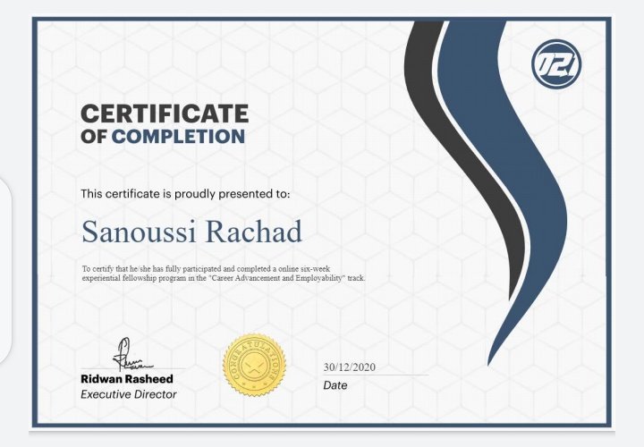 rachadsanoussi's tweet image. The High Impact Leaders program helped me to to learn more about Career Advancement and Employability. Team work has always been an essential capability for successful enterprises and important for employee engagement. Congratulations to me 😍 and many thanks to @021foundation.