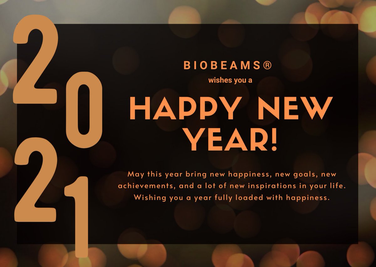 Biobeams's tweet photo. Biobeams wishes you and your family a Happy New Year ✨
#HappyNewYear2021 #HappyNewYear #newyear #biobeams https://t.co/LnLvePuk4L