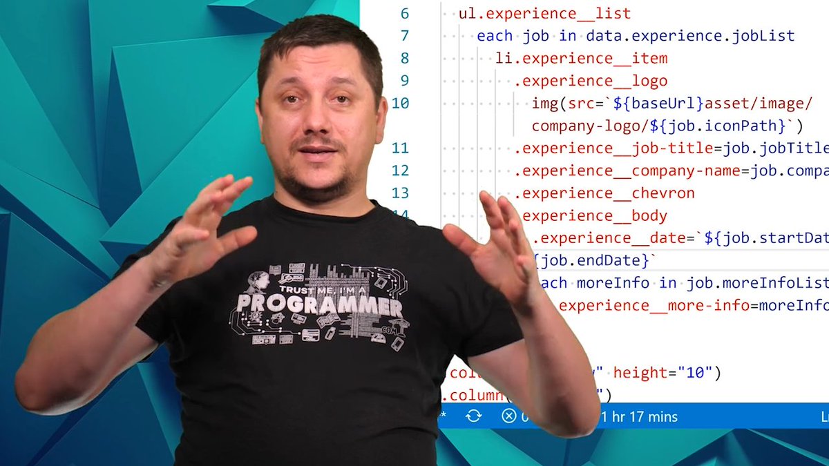 youtu.be/7haAvdcZCrA

041 how to write reusable CSS using Sass

Let’s discover how to refactor some CSS and create a reusable block of rules using Sass in a smart way.