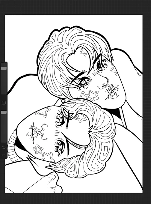 it's 1 am but look at this lineart .. idk what to do with it now 