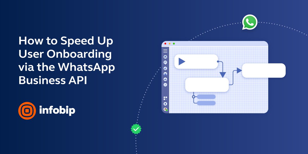 Infobip's tweet image. [#TutorialThursday] You know what can make #onboarding less of a pain for your customers? Handling it via @WhatsApp! 😜 Here&apos;s how to program that flow:  bit.ly/onbustt