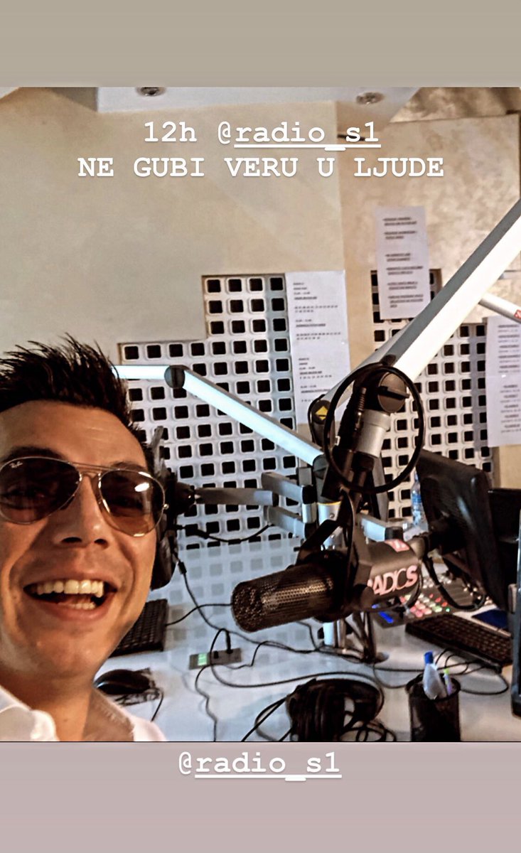 zeljko_vasic's tweet photo. #N1 #RadioS #TvPrva 
premijera #novisingl #NeGubiVeruuLjude #muzika #ljubavseljubavljuvraca #lovemyjob https://t.co/tRKgrw6ROd
