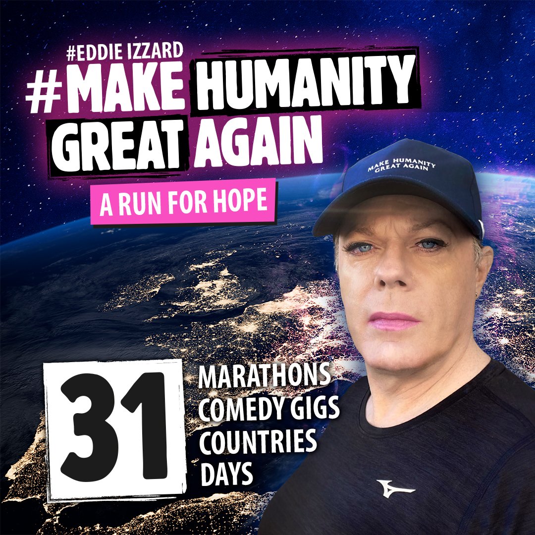 eddie izzard running challenge eddie izzard running challenge