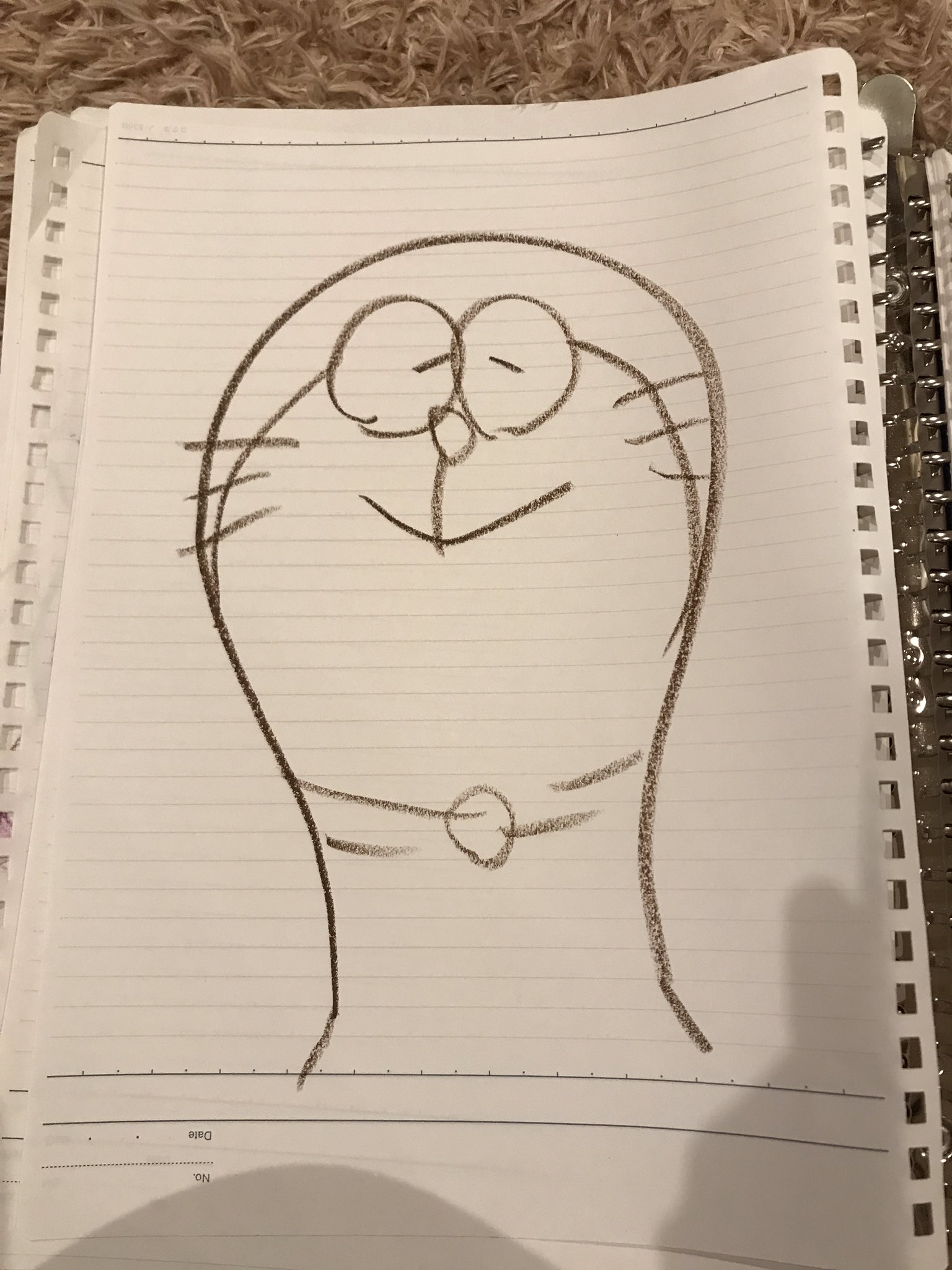 やいける トコイ島のタコ糸 子供にドラえもん新恐竜の首が長いドラえもん描いてって言われて何も見ずに描いたけど割と上出来では ドラえもん 新恐竜 友チョコ食べた時のドラえもん T Co Uqx4eg7ol7 Twitter