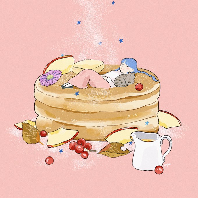 「ホットケーキ シンプルな背景」のTwitter画像/イラスト(新着)｜21ページ目