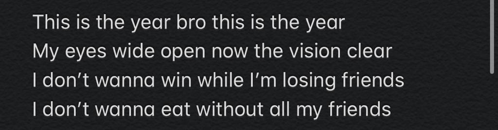 For perspective, these were some of my many thoughts coming into 2020.