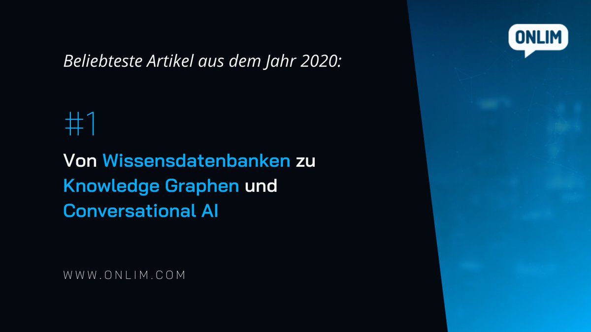 onlim_com's tweet image. Artikel #1! ⭐ #bestof2020 

Ein wichtiges Thema in Zeiten der digitalen Transformation - #Daten wirksam einsetzen, mit Hilfe von #KnowledgeGraphen aufbereiten &amp;amp; über #ConversationalAI zur Verfügung stellen!
Schritt-für-Schritt Anleitung von unserem CEO 👉 bit.ly/2IZwBGr
