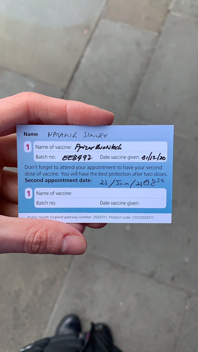 silv24's tweet image. If you had told me at the start of this year that before the end of it I would have had a vaccination against a virus we knew almost nothing about I would have said you were ridiculous.

This is a triumph of science
 
#docsforvax