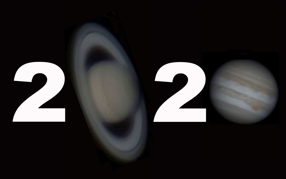 I wish a happier  #NewYear to my friends & followers. Hopefully much better than this one  & end this thread with the Jupiter & Saturn  #GreatConjunction2020 I loved this opinion, one of many for the image I produced.  https://twitter.com/VirtualAstro/status/1340729247145594880?s=19 Thanks for looking at my astro photos.