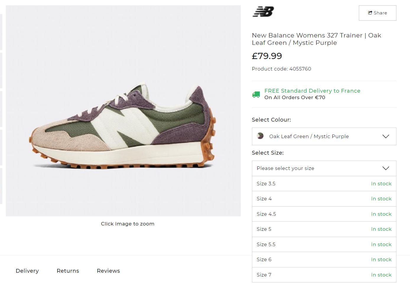 new balance 327 oak leaf green