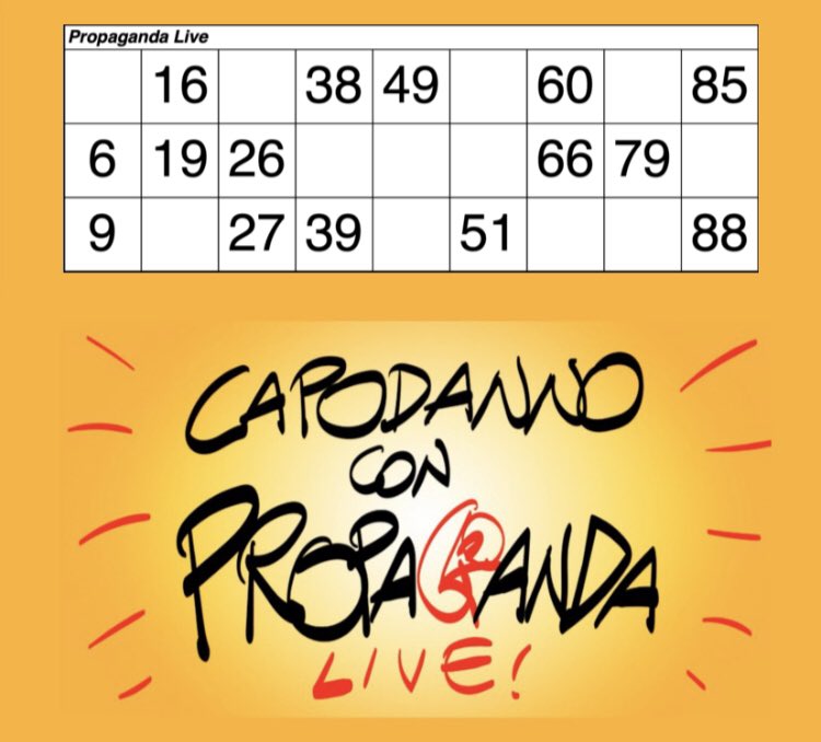 esterbu's tweet image. #propagandatombola #propagandalive