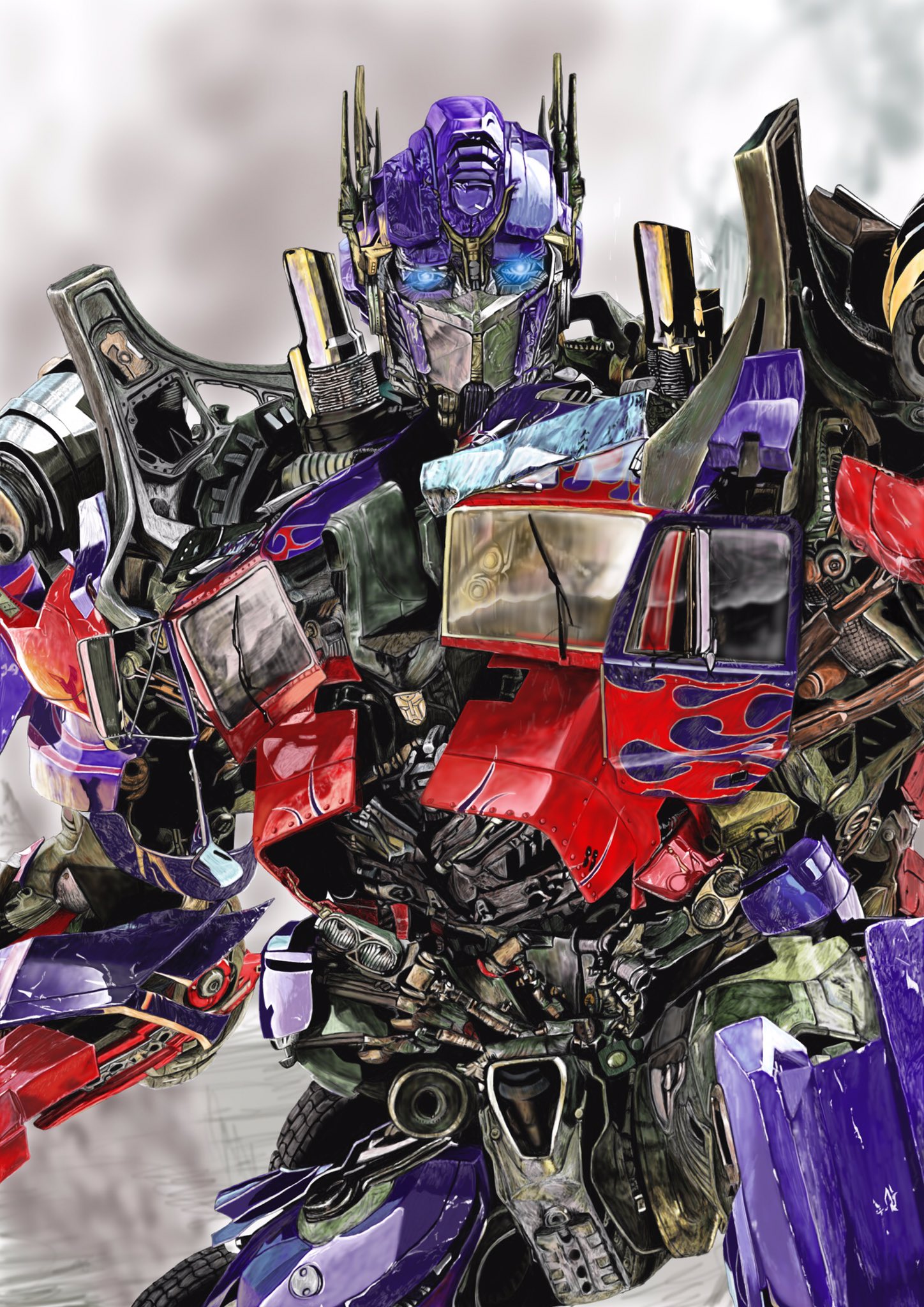映画好き太郎 オプティマス プライム模写 絵描きさんと繫がりたい 映画好きと繋がりたい トランスフォーマー Transformers T Co Tqjagohcpw Twitter