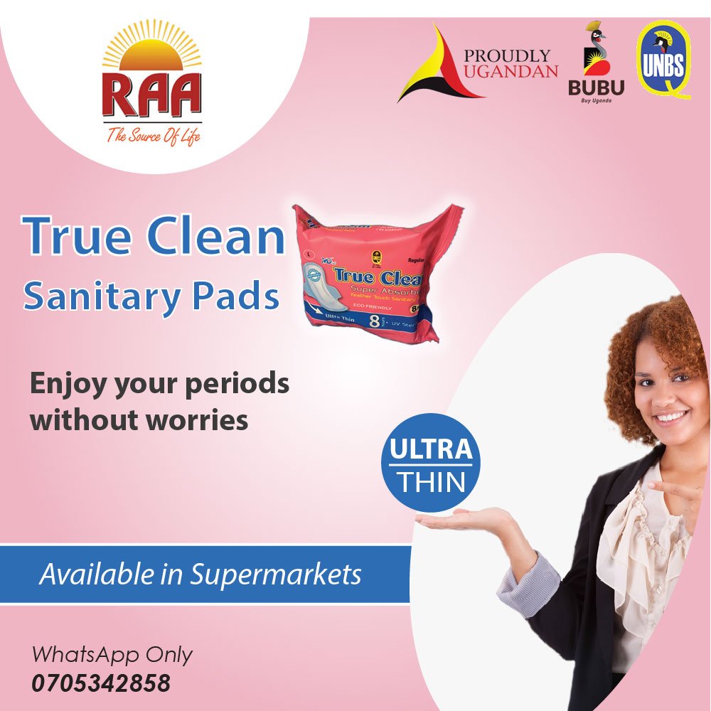 TrueCleanStayE1's tweet photo. 🔴 True Clean Sanitary Pads
True clean Sanitary pads give you the utmost comfort. You will even forget that you are in your periods becuase it keeps dry throughout.
Get yours from any Supermarket near you.
#TrueClean #SanitaryPads #Pads https://t.co/Vegbgup8Su
