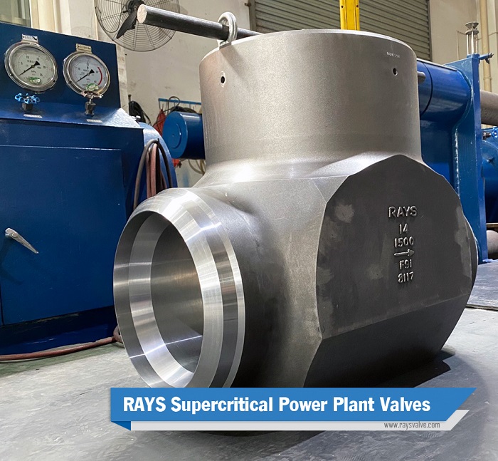 RAYSValve's tweet photo. The valves supplied by RAYS to a supercritical power plant in Thailand have been successfully delivered. One-piece forged F91 body and the design life of 25 years. The highest pressure reaches 100 Bar (10 MPa) when the temperature of steam reaches 510℃. #powerplantvalve #rays https://t.co/oJHKBwemId