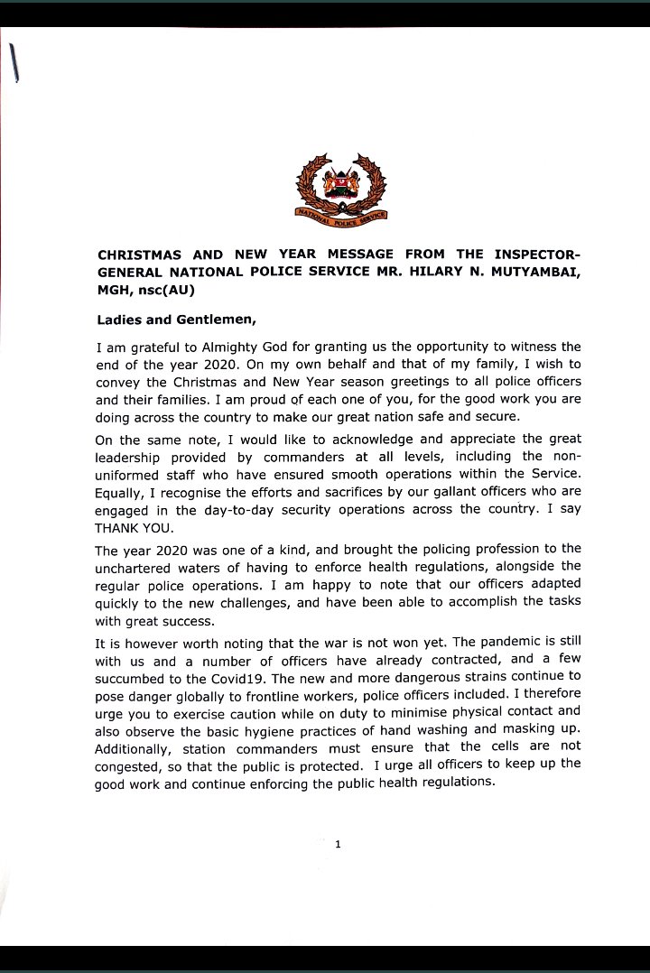 National Police Service-Kenya tweet media