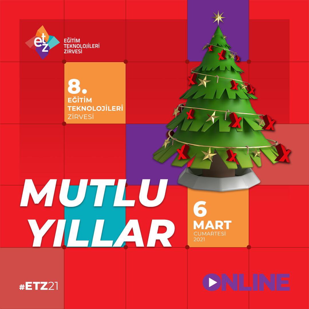 ETZ Ailesi olarak, 2021 yılının önce sağlık, daha sonra mutluluk, huzur ve başarı getirmesini diliyoruz. 🎄Yeni yılda en güzel projelerimizde buluşmak dileğiyle💫 #2021 #ETZ #ETZ21 #ETZAkademi #AronTeknoloji #TeacherX #MutluYıllar