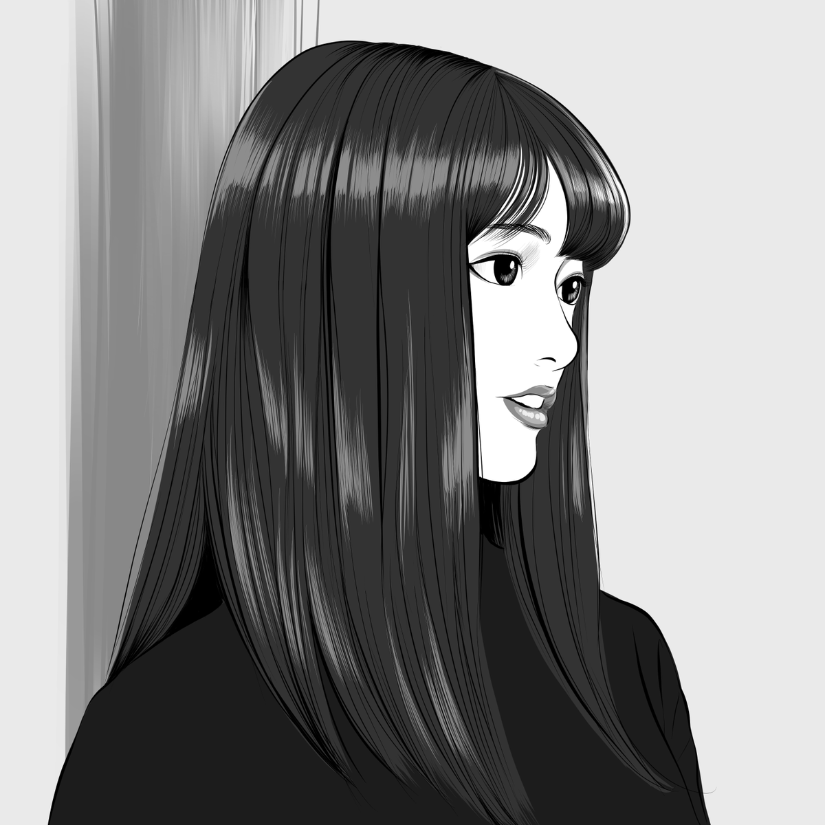 ガールズスケッチ
#スケッチ  #イラスト #落書き #線画 