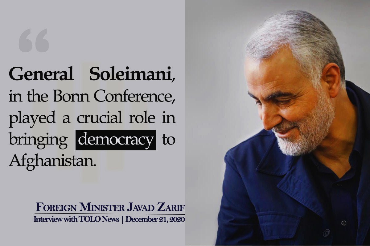 IRANinZIMBABWE's tweet photo. Our region lost a great warrior for peace.
From contributing to Bonn conference to a relentless struggle to rid the region of ISIS, Gen Soleimani played a unique role in fight for stability of ME &amp; beyond.
His assassination showed US' true colors.
#WillNeverForgetWillNeverForgive https://t.co/2xI02E0fer