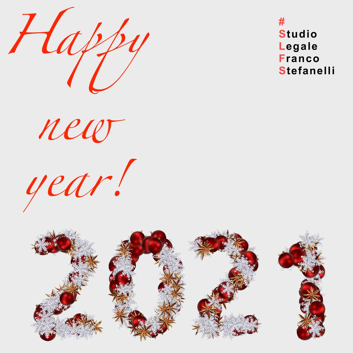 slfs_it's tweet photo. #SLFS augura a tutti voi un fantastico nuovo anno! 🎉🎇🎉#auguri #happynewyear #buonannoatutti #buonanno #buonannonuovo #happy2021 #buon2021 #legal #law #lawfirm #advocate #lawyer #avvocato #avvocati #diritto #holiday #legge #barristers #legal https://t.co/kGZAovtMnz