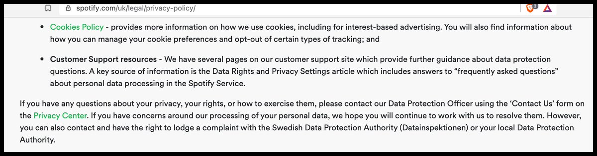 there's the 'privacy' setting HIDDEN under 'SHOW ADVANCED SETTINGS'. The setting relates to 'Block all cookies for this installation of the Spotify desktop app; read mote details here [links to privacy policy  https://www.spotify.com/uk/legal/privacy-policy/]' The default is OFF that =advertising tracking