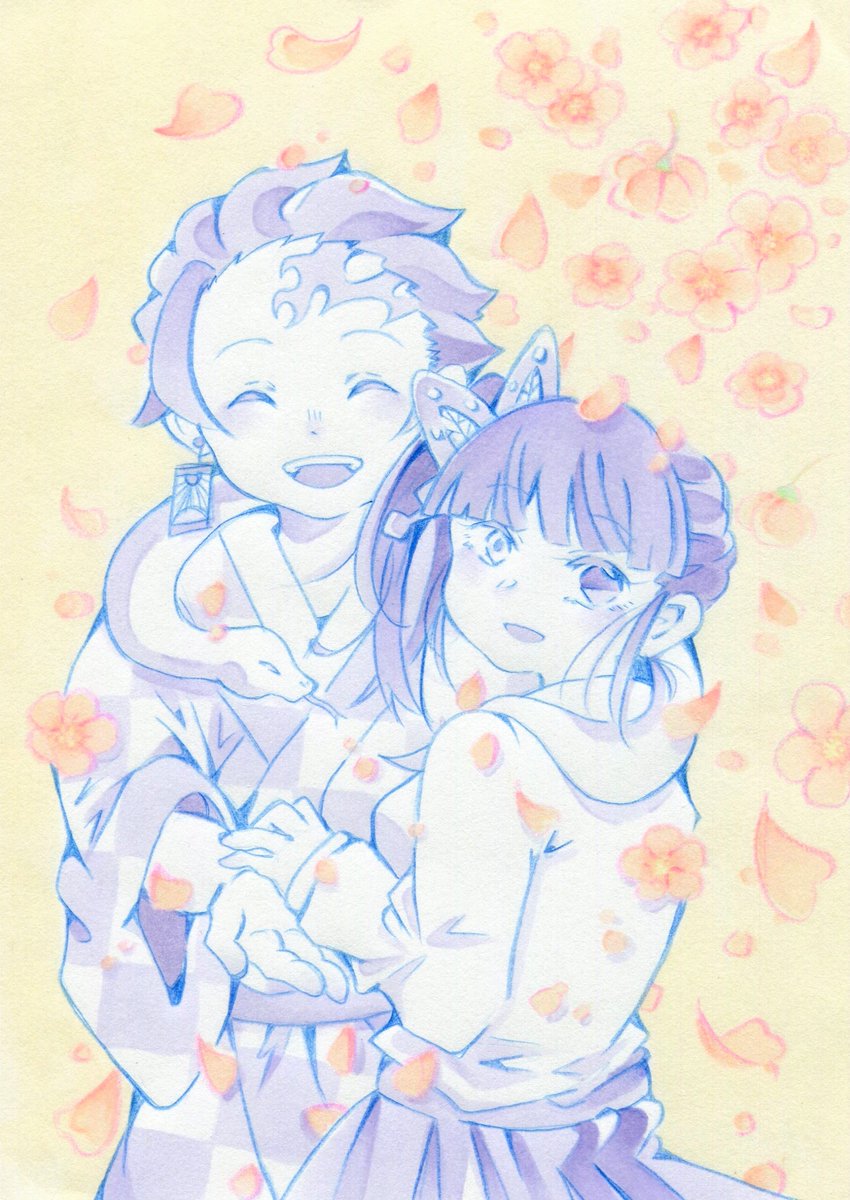 炭カナ 描き納めの炭カナ 最終巻ネタ注意 今年は鬼滅尽くしの年でした 鬼滅に まめるのイラスト