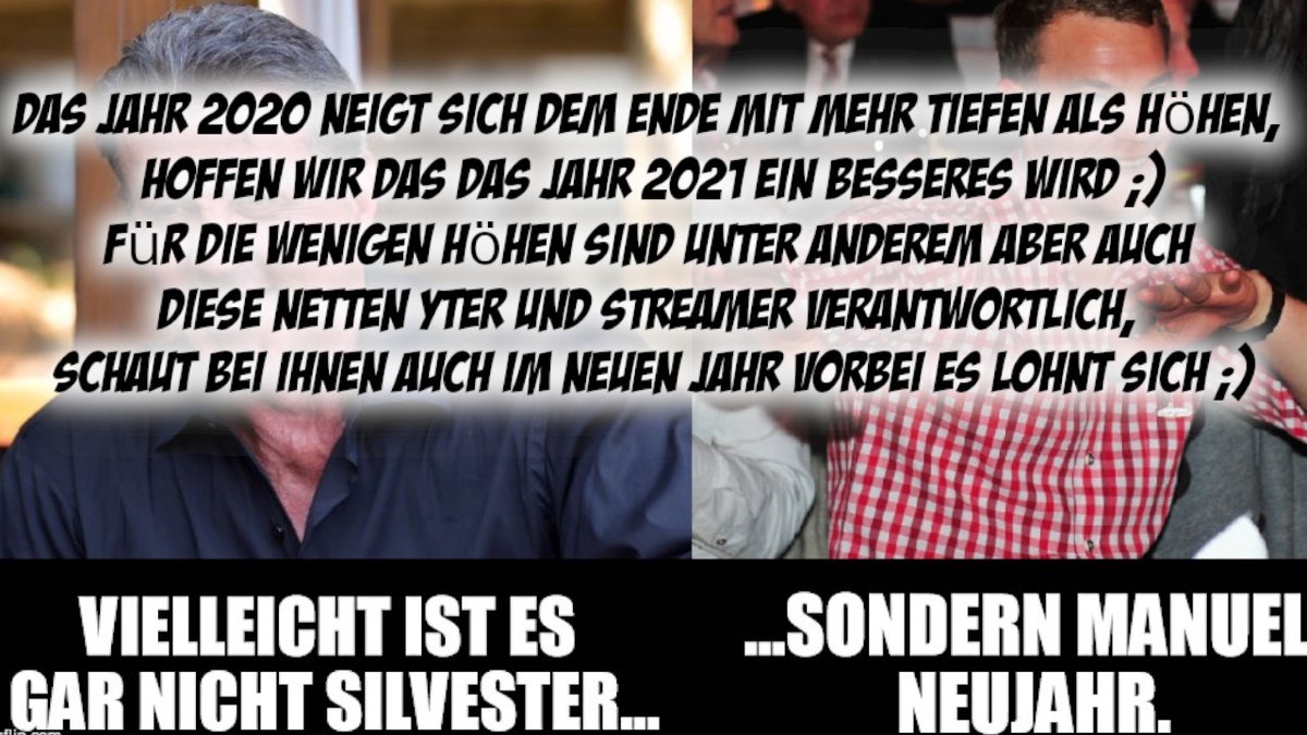 Ich wünsche allen einen guten Rutsch in das neue Jahr 2021 :)

youtube.com/c/SuperSlade

@ElToroDJCrew1 <a href="/KarasuTengu_lsp/">KarasuTengu</a> @OnkelPipi @leos__mind @Nilson1489_TV @Easy_Netw <a href="/evamariazone/">Eva</a> <a href="/Tomsenxdf1/">Tomsenxdf</a> <a href="/Gamegasmus/">Gamegasmus</a> @Narias_TV <a href="/MissPinkyYT1/">xℳ𝒾𝓈𝓈 𝒫𝒾𝓃𝓀𝓎x</a> <a href="/TheCiceroshows/">TheCiceroshows</a> <a href="/Gambler_Studios/">Gambler Studios</a> <a href="/LeFloid/">LeFloid 🤙</a>