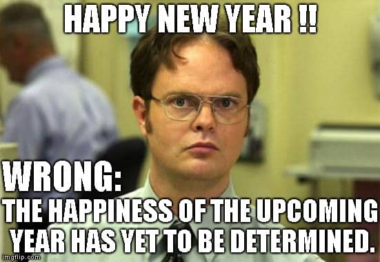 Fuelsoft's tweet image. From everyone at Fuelsoft we would like to wish our employees, our customers and our partners a very happy and prosperous New Year!!

The below image seemed very appropriate this year........ lets hope Dwight's just being pessimistic though!

#UKIFDA #HappyNewYear2021