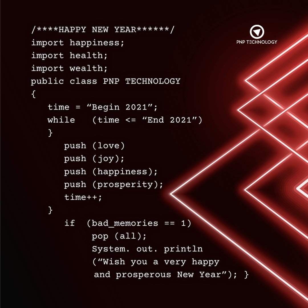 PnpTechnology's tweet image. PNP Technology vi ringrazia per l&apos;anno trascorso insieme e vi augura un felice 2️⃣0️⃣2️⃣1️⃣!  🥂🍾

#happynewyear #PNPtechnology #happy2021 #nye #innovation #technology