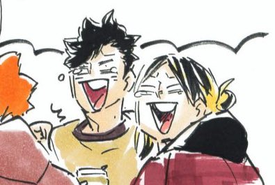 they're laughing so hard as if they weren't the ones who raised him pls... family nekoma always gets me in my feels 