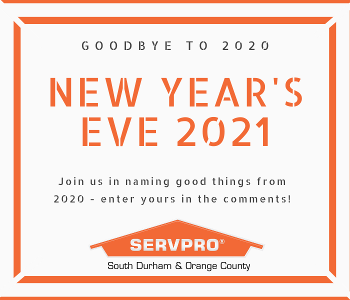 ServproSDOC's tweet photo. As 2020 comes to and end, we are naming good things from this year - put yours in the comments! 🧡 https://t.co/nudT7SPDti
