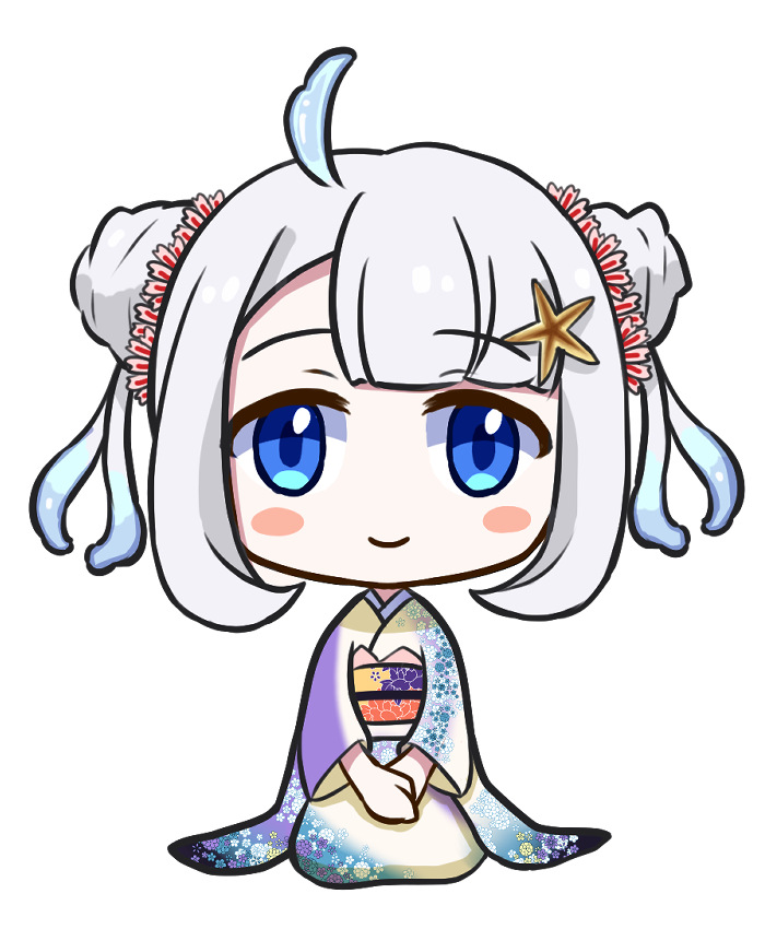 かなる美術館 亜玖魔サキ しかきりんのイラスト