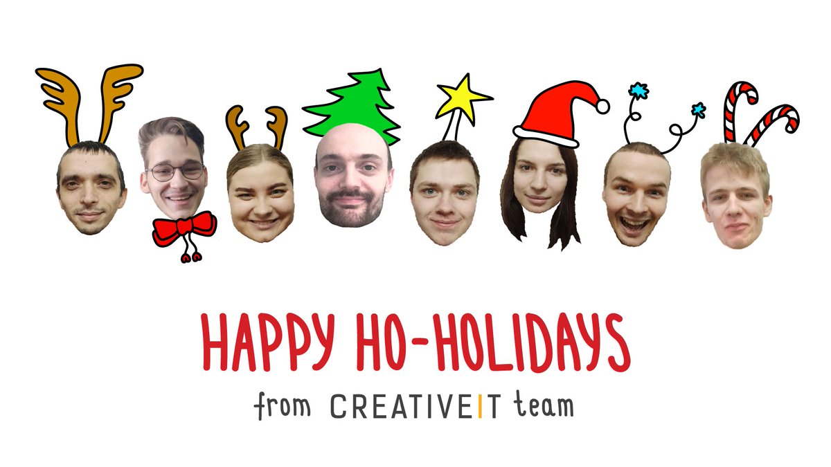 CreativeITeam's tweet photo. Ahh, we wanted to start with something like “We are thankful for this year...” but… No, 2020, we won’t say that. Better to say we are thankful that this year has almost ended. Soo….. good luck to all of us in 2021!

https://t.co/mPY5NJiPBP https://t.co/NLnfZJgUvF