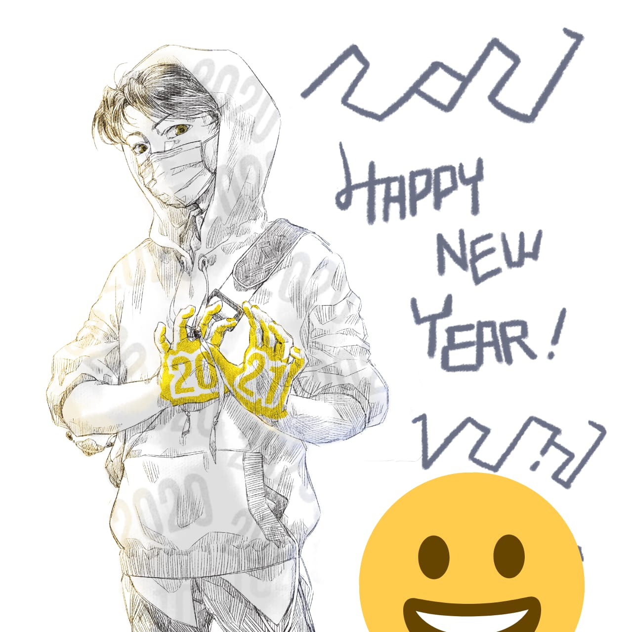 ง ว デコ助 ʅ ʃ Sx99 Thank You Happy New Year Twitter