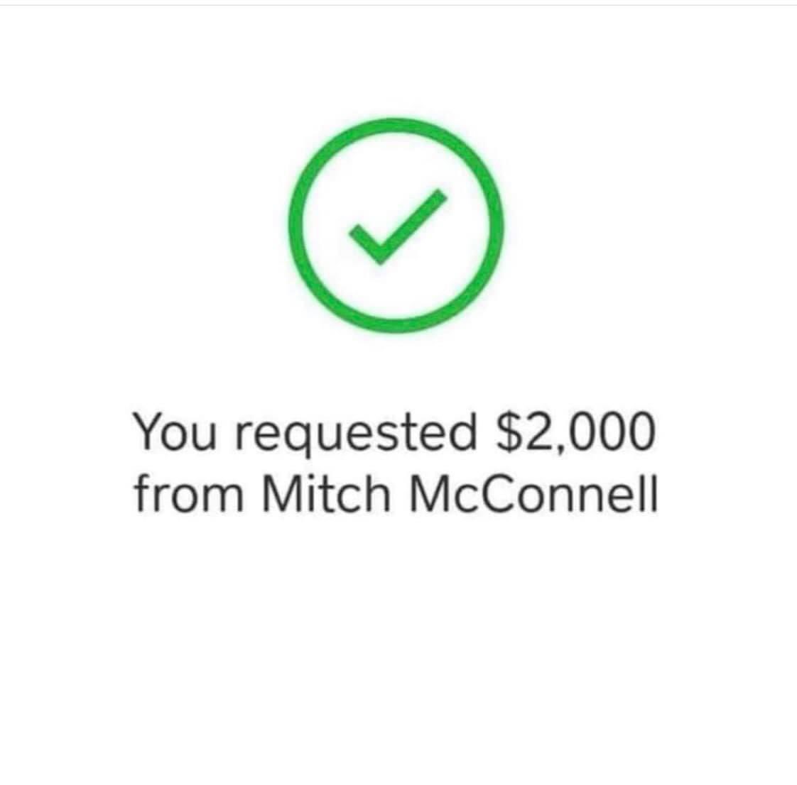 Run me my money Mitch!