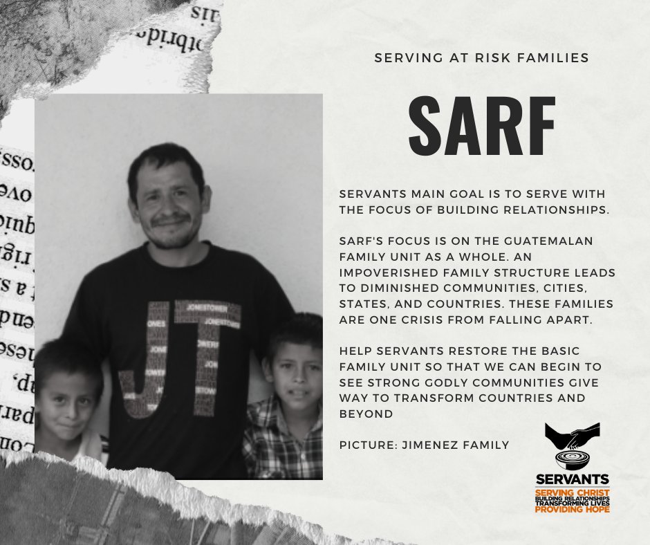 Servants_Inc's tweet photo. As we wrap up Christmas and start to usher in the New Year, there are still families in Guatemala that need our support. Would you be a part of SARF and help a family that desperately needs it? https://t.co/UD746Qji3D https://t.co/7Jh914ksB4