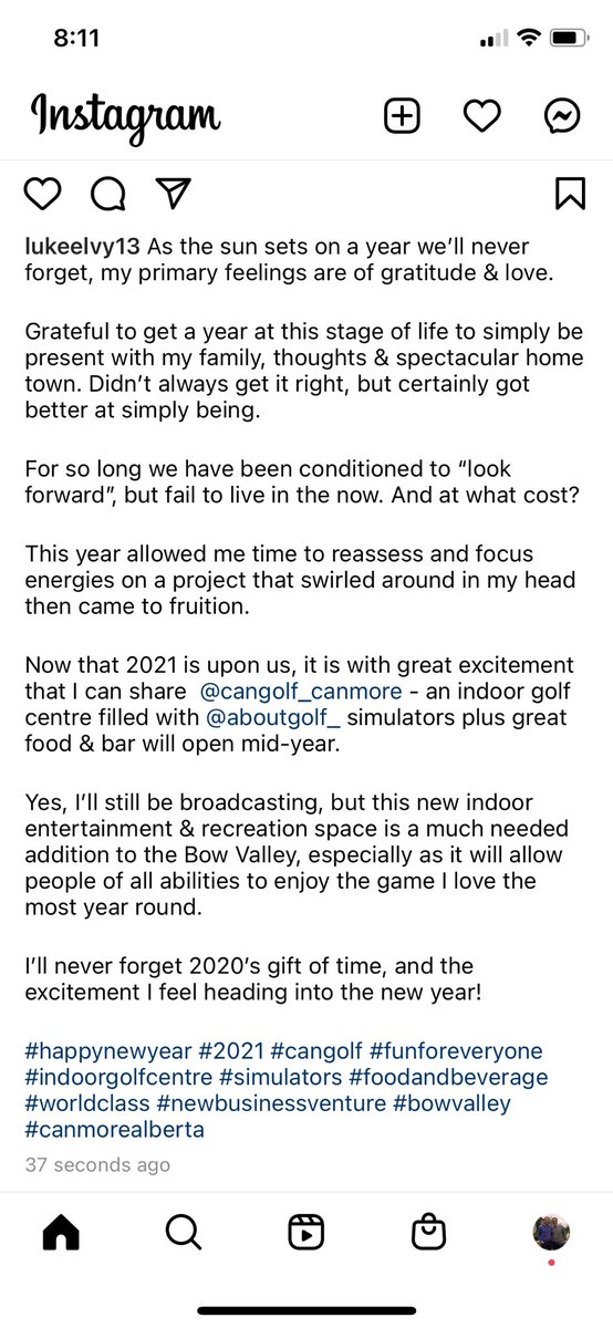 Luke_Elvy's tweet image. An exciting announcement about @CanGOLF_Canmore a new businesses I’ve spent 2020 bringing to life is coming soon to Canmore. 

If you live in the beautiful Bow Valley, Alberta or are visiting Banff, make time to drop by &amp;amp; enjoy our Indoor Golf Centre &amp;amp; Bar. #CanGOLF #Fun4Everyone