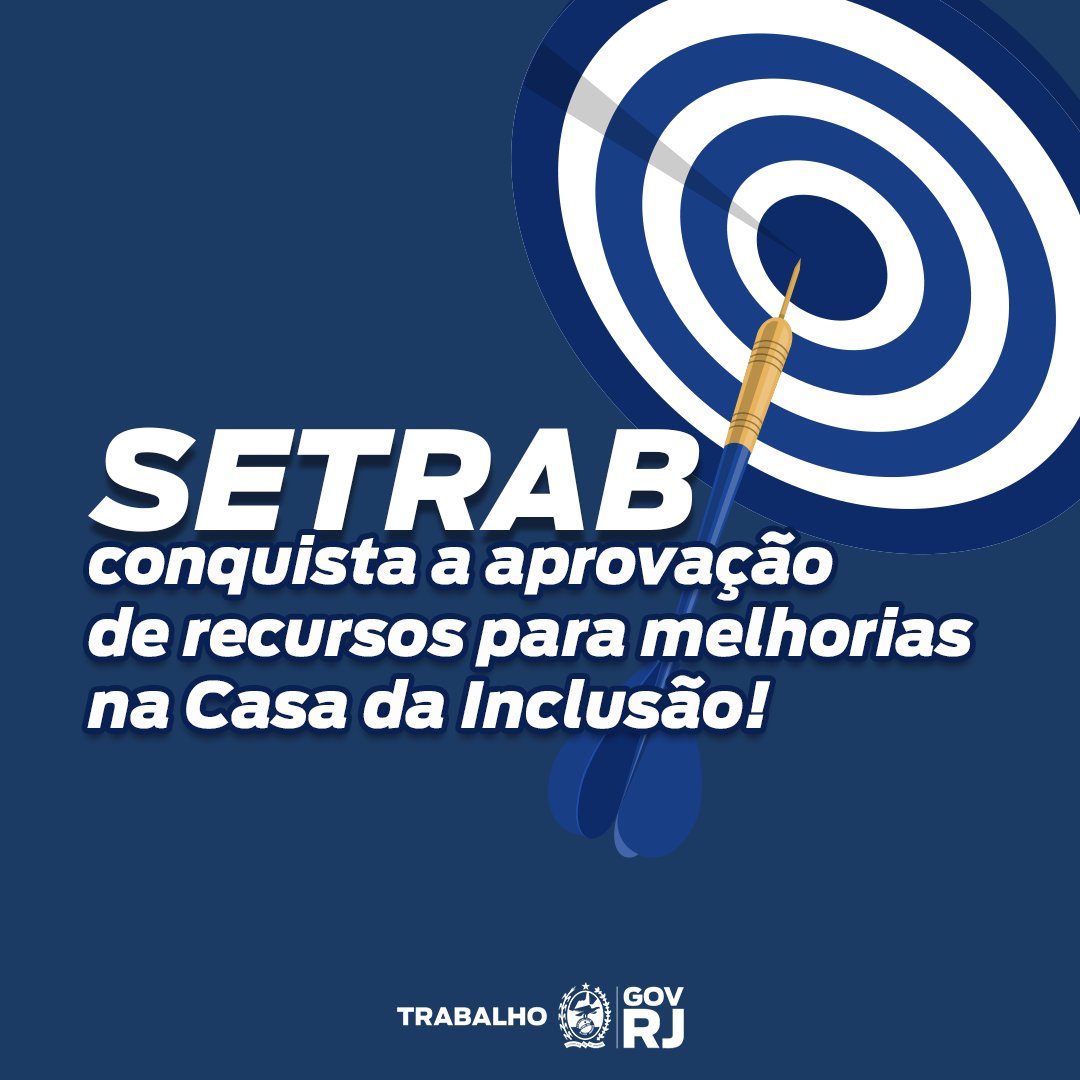 SetrabRJ's tweet photo. Após intenso trabalho, a Secretaria de Trabalho e Renda encerra o ano com uma boa notícia: foi aprovado o Convênio proveniente da Emenda Parlamentar que prevê a melhoria da Casa da Inclusão. 

#SetrabRJ #Trabalho #RJ #GovRJ https://t.co/VZK1Kj3Kie