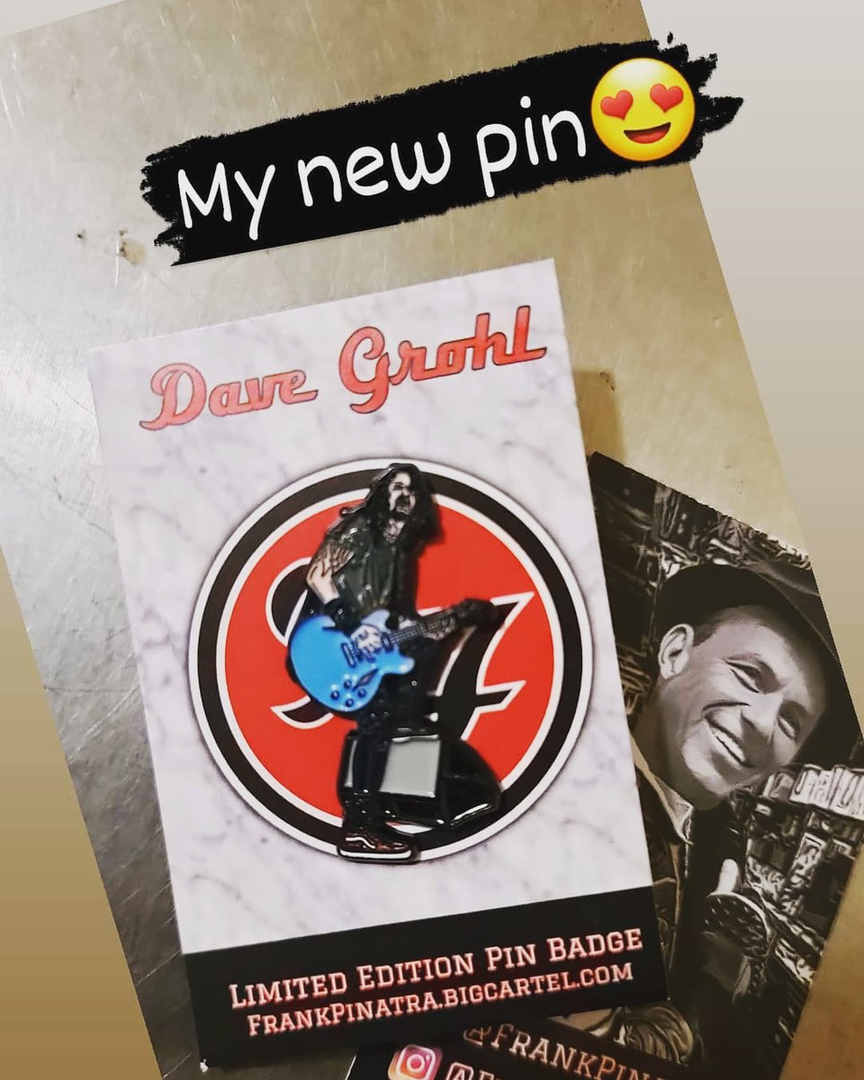 FrankPinatra's tweet image. We love seeing pics of our pins in the wild 😍

It seems as though Royal Mail are struggling &amp;amp; some pins are taking longer to arrive so don't worry if you haven't received yours yet.

Not many Dave Grohls left 👀👀👀

You can get yours from frankpinatra.bigcartel.com/product/dave-g…

#FooFighters